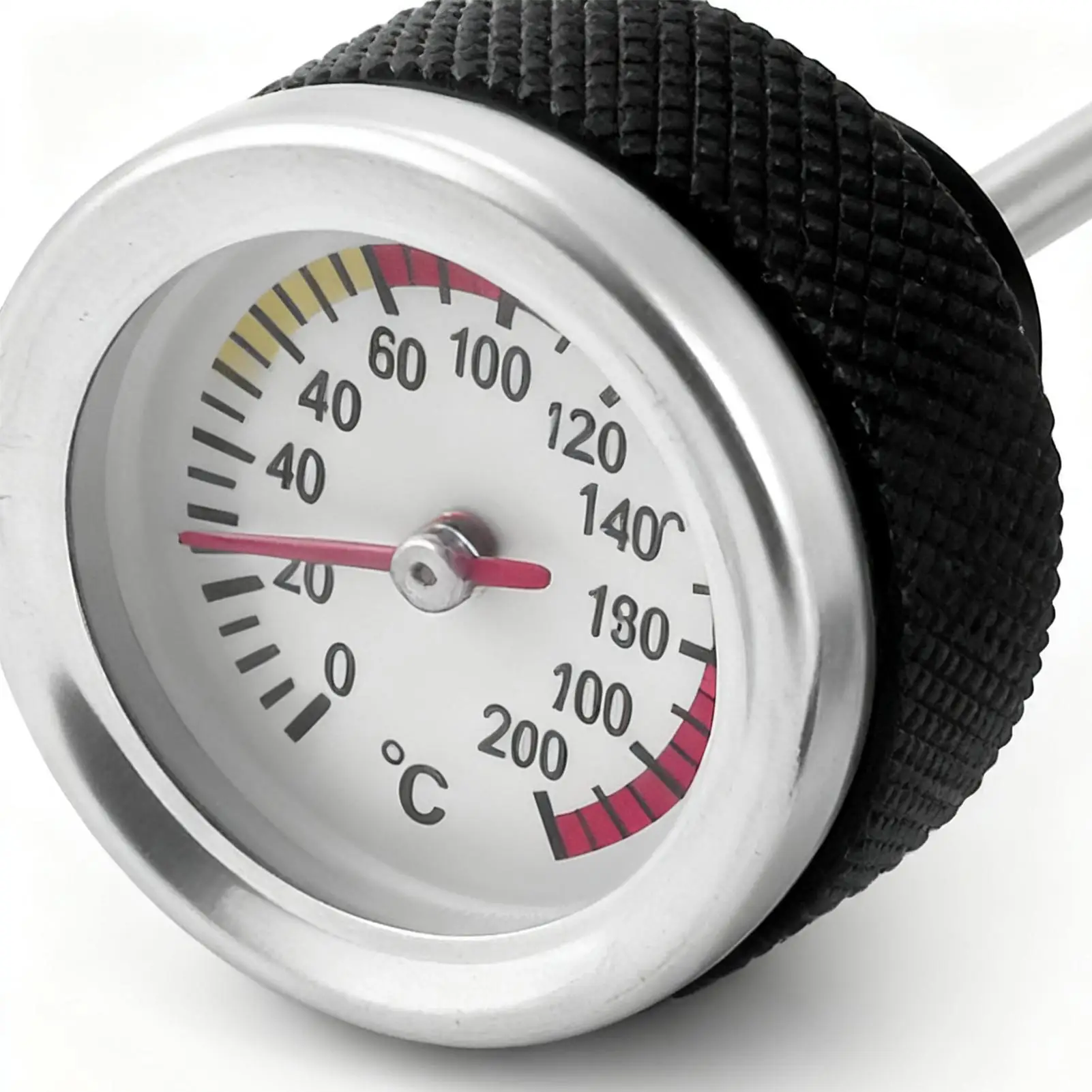 ل M20 X 2.5 مؤشر استبدال غطاء الزيت مع مقياس درجة الحرارة دراجة نارية ماتي غطاء خزان معدني لركوب الدراجات النارية