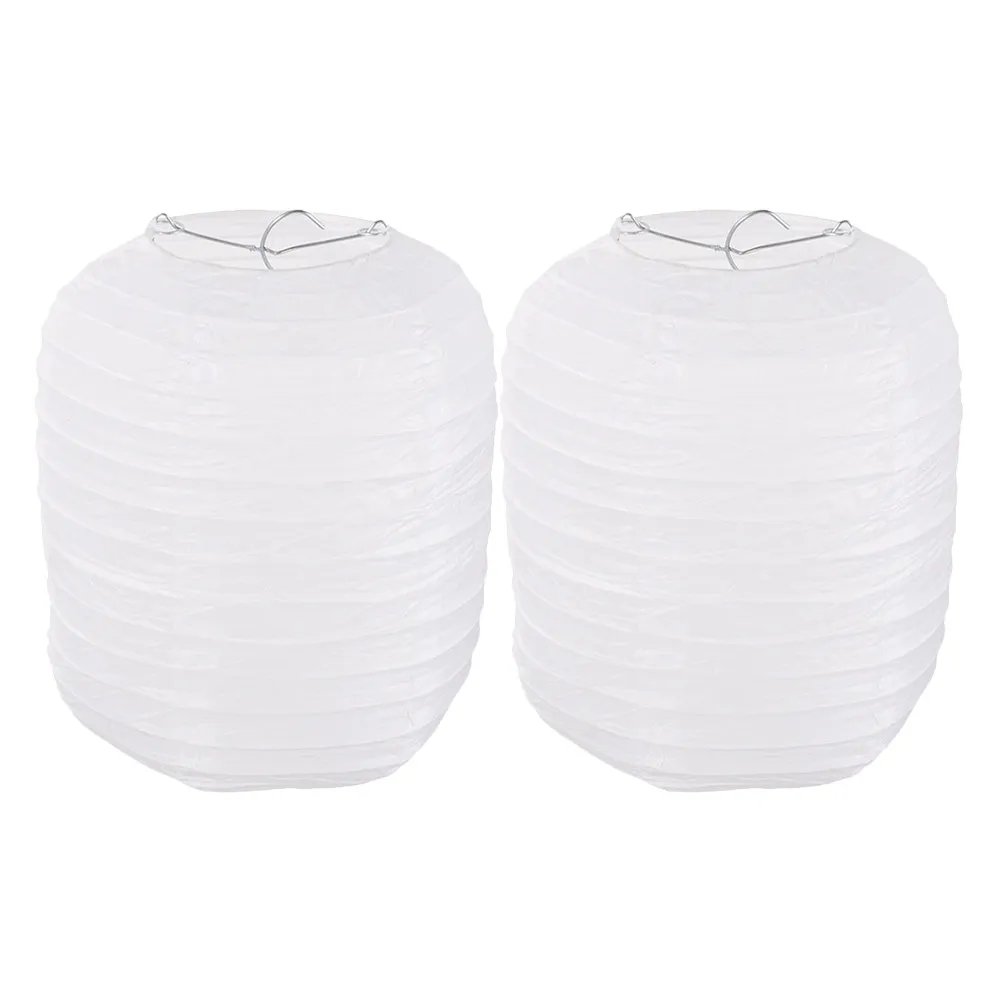 2Pcs Paper Lantern Folding Hanging Lanterns Party Festival Wedding Decorative Paper Lanterns Hollowed Lightweight Foldable