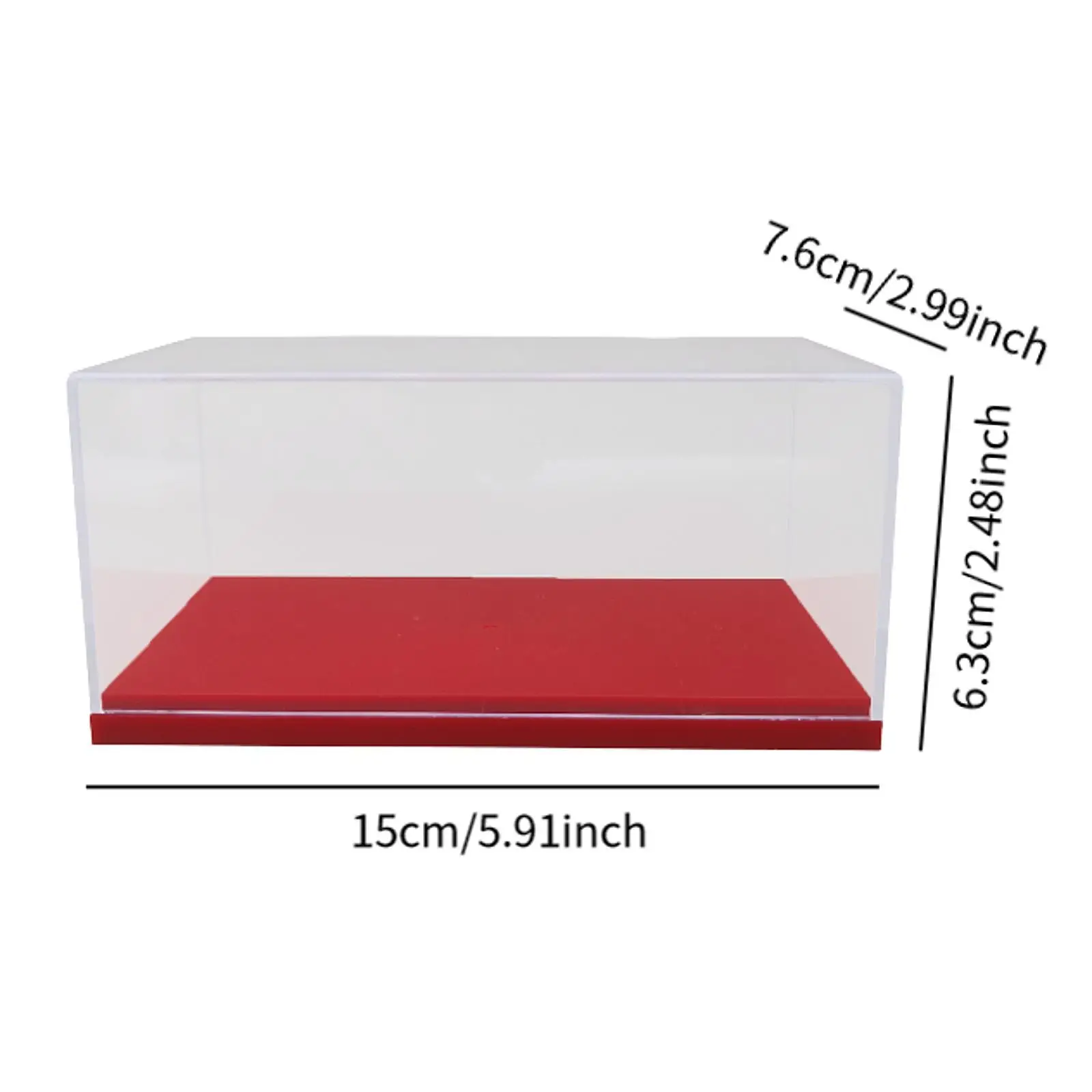 1:43 دييكاست لعبة سيارات عرض المقتنيات صندوق عرض مقاوم للغبار #6