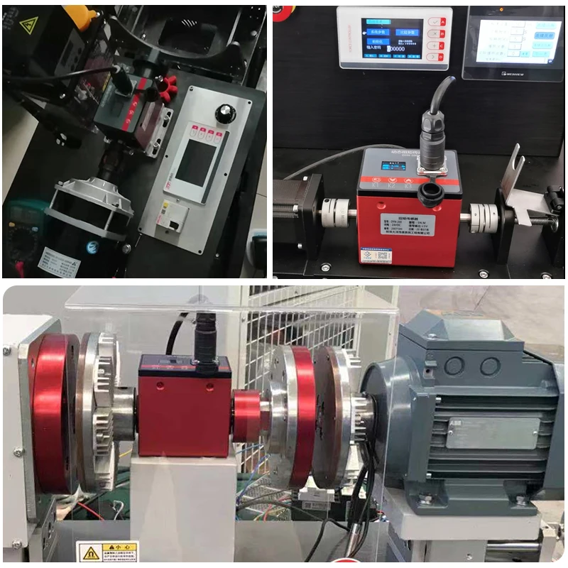 

10Nm Torque Sensor 50Nm 100Nm Square Driver Rotational Torque Measurement Speed Dynamic Rotational Torsion Sensor Contact Shaft