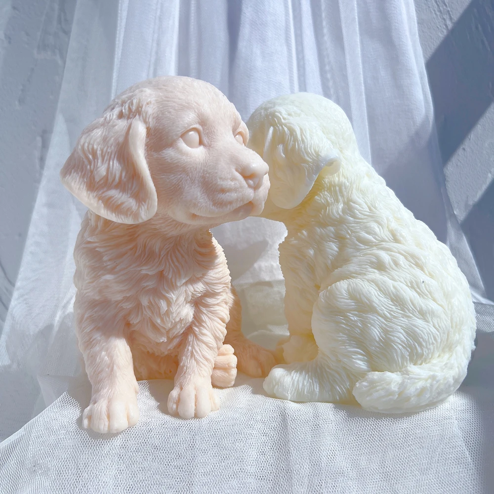 Imagem -03 - Springer Spaniel Molde de Vela de Silicone Filhotes de Animais Molde de Cera de Soja Amante do Cão Home Decor