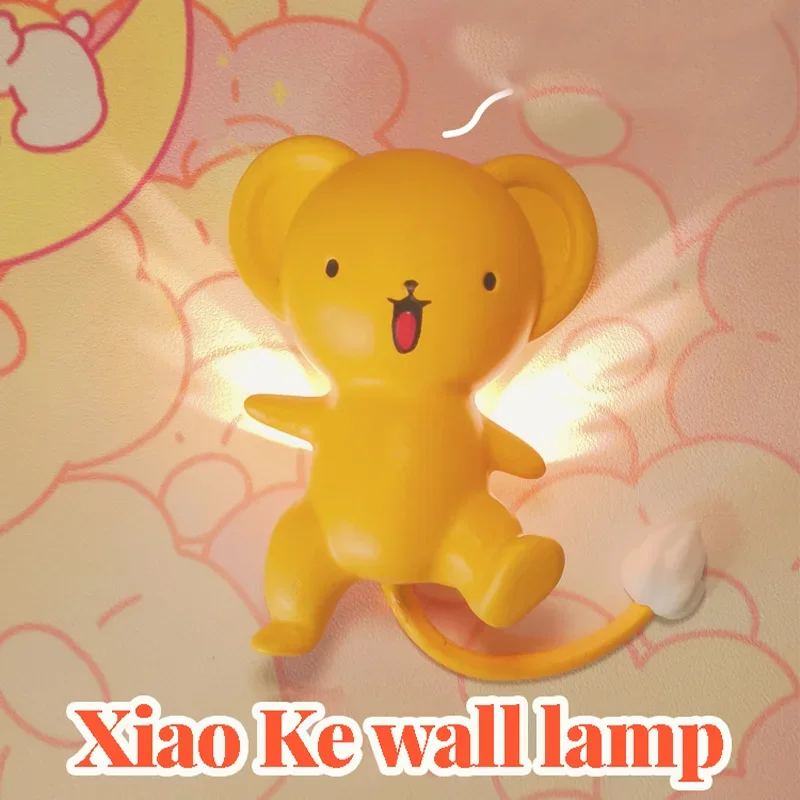 Bonito xiaoke luz noturna magnética bonito anime lâmpada de cabeceira brilho no escuro ímã de geladeira presentes para meninas crianças quarto deco sleep aid