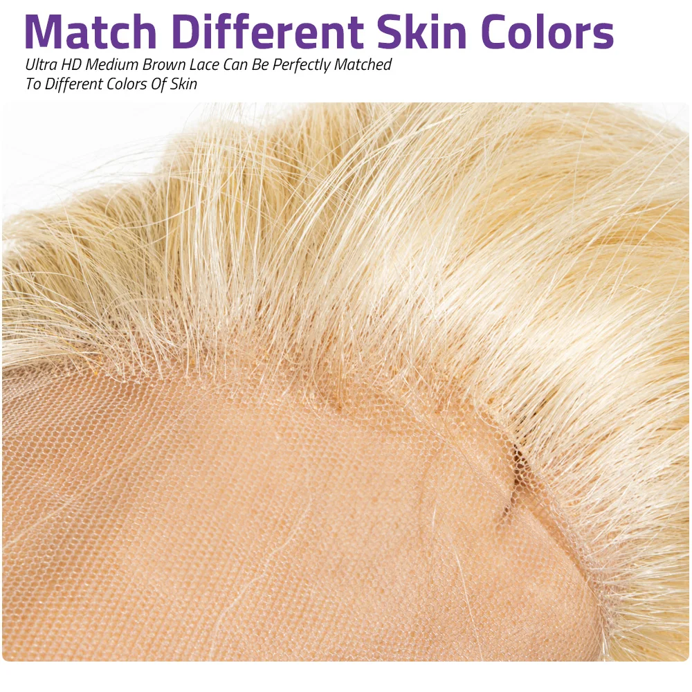 36 Inch 613 Blonde 13x6 HD Lace Frontal Wig 100% Human Hair 200% Density 13x4 Lace Front Wigs Brazilian Bone Straight Preplucked