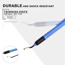 NOGA trimming knife portable pen type portable burr scraper EO2000 Copper pipe trimmer plastic deburring scraper Trimming tools