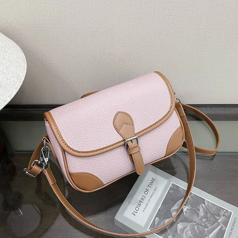 

2025 Новая высококачественная женская кожаная сумка через плечо, роскошный бренд, известный дизайнер, модная винтажная парижская сумка ​