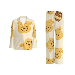 Winnie The Pooh And The Wind Blows_JDED2S Printed Pajamas Men or Women | Cute Pajama Sets | Elegant Lounge Wear for Women