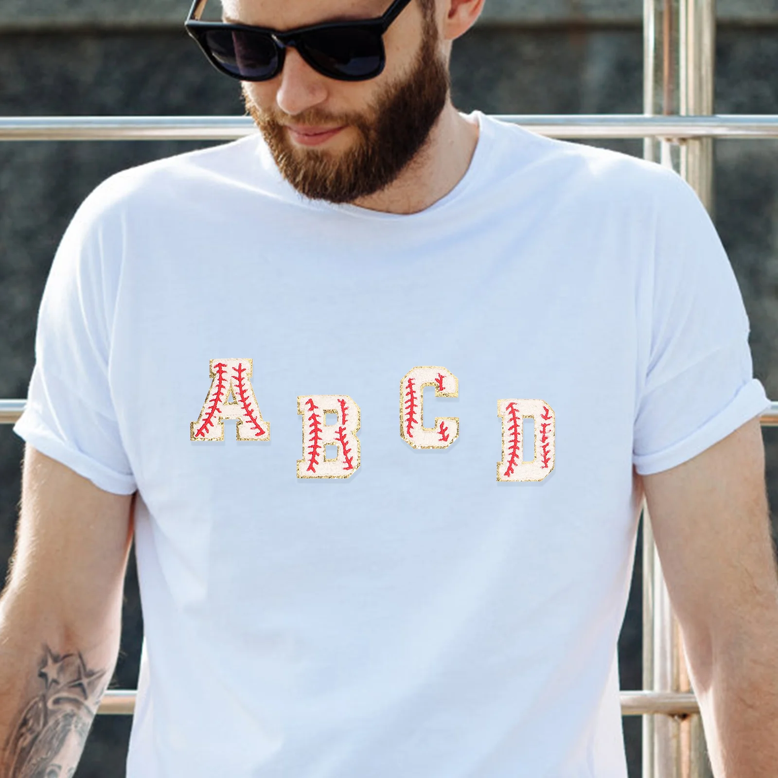 

26Pcs Embroidery Cloth Patches Multifunctional Clothing Repair Decorative Letters Hat Accessories Small Delicate Clothes Patches