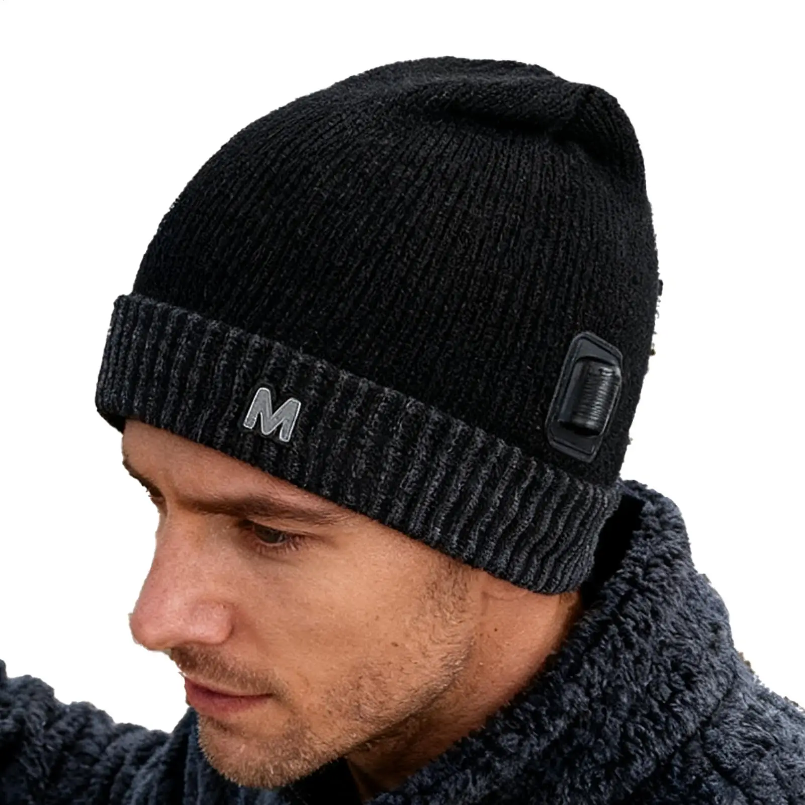 

Heated Beanie 3 Modes USB Heating Windproof Beanie Electric Winter Hat For Skiing For Men Women Traveling Skiing Hiking Working