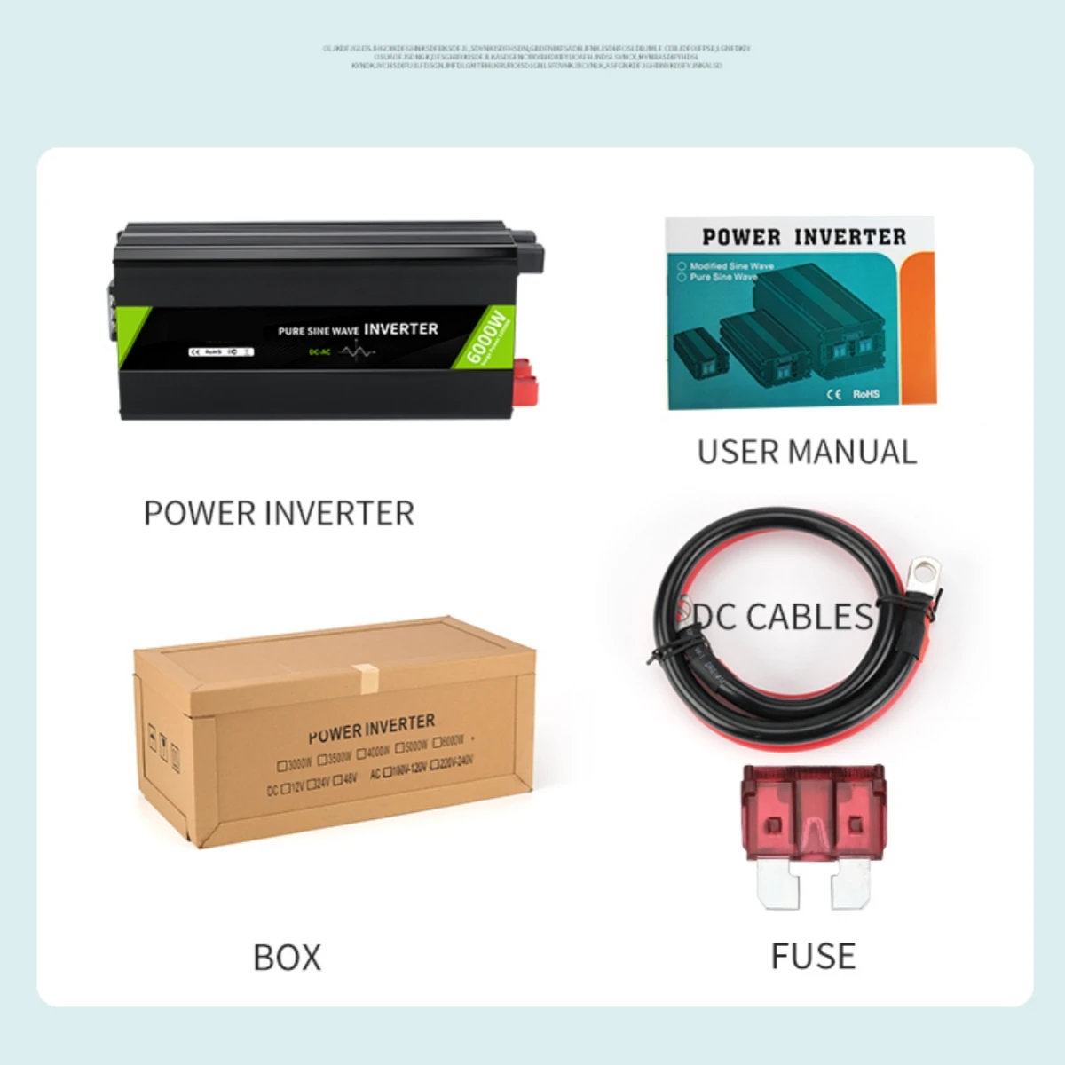 Myami 5000w 12v 24v 48v Dc To Ac Pure Sine Wave Inverter Ac 100v 110v 120v 220v 230v Car Inverter 5kw 10kw 10000w Inverter - view 3