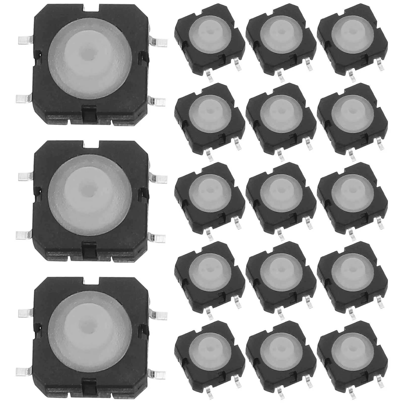 20Pcs Waterproof Momentary Push Button Switch Tactile Silicone Cap Compact Control Button Surface Mount for Industrial Smart - view 2