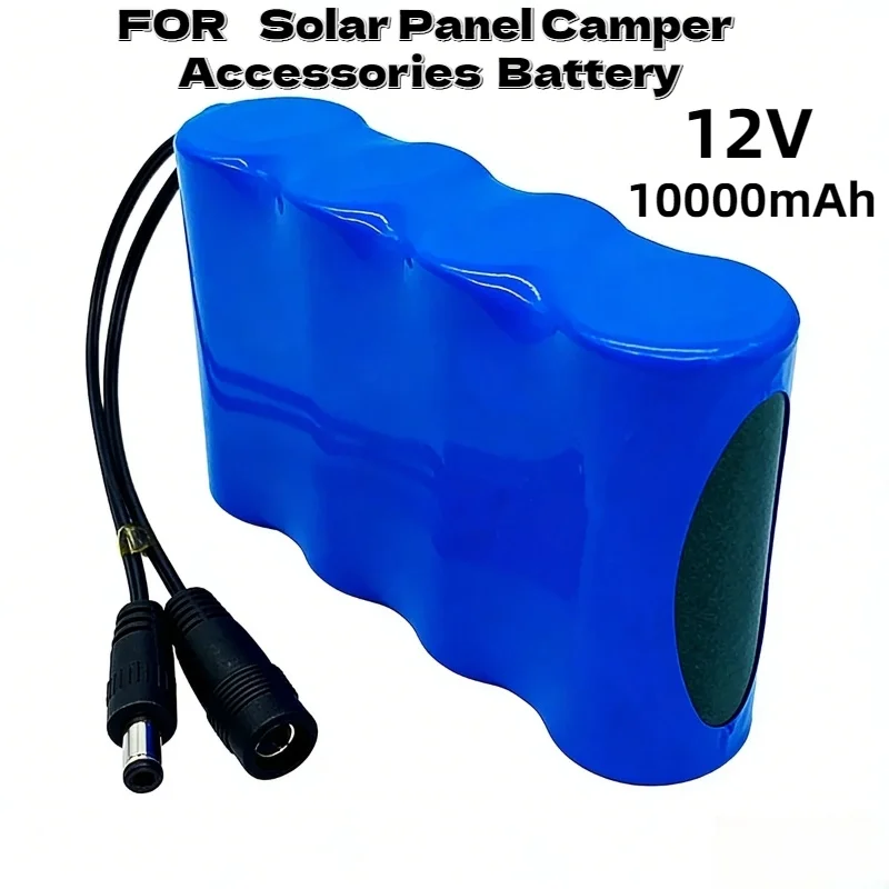 

Аккумуляторная батарея LiFePO4 12В 10Ач с BMS 20А и защитой по общему порту, зарядное устройство 14.6В для солнечных систем и аксессуаров для автодомов