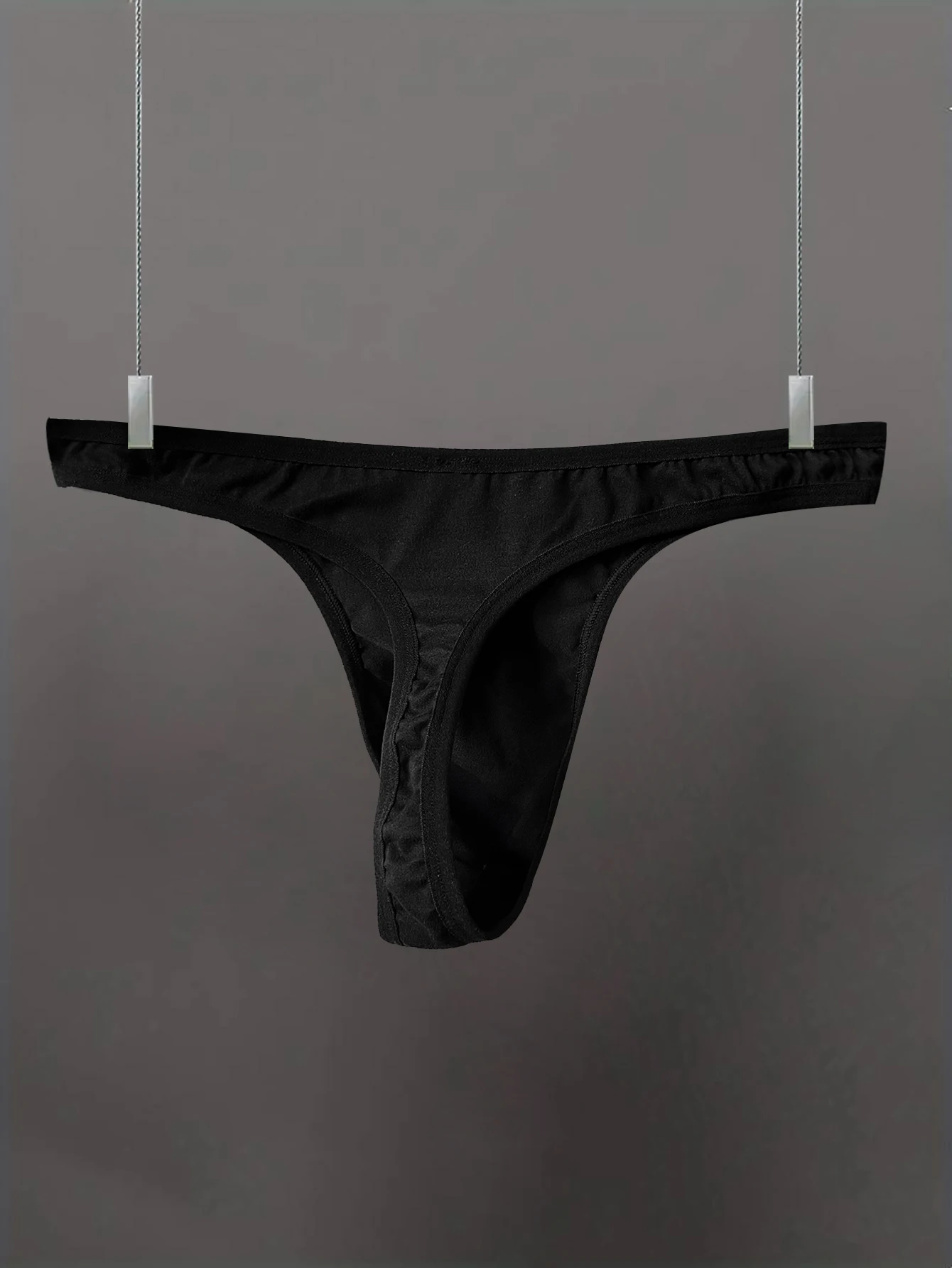 ثونج مثير للرجال مع طباعة 'I Love MY GF' - حقيبة منتفخة، ملابس داخلية قابلة للتنفس