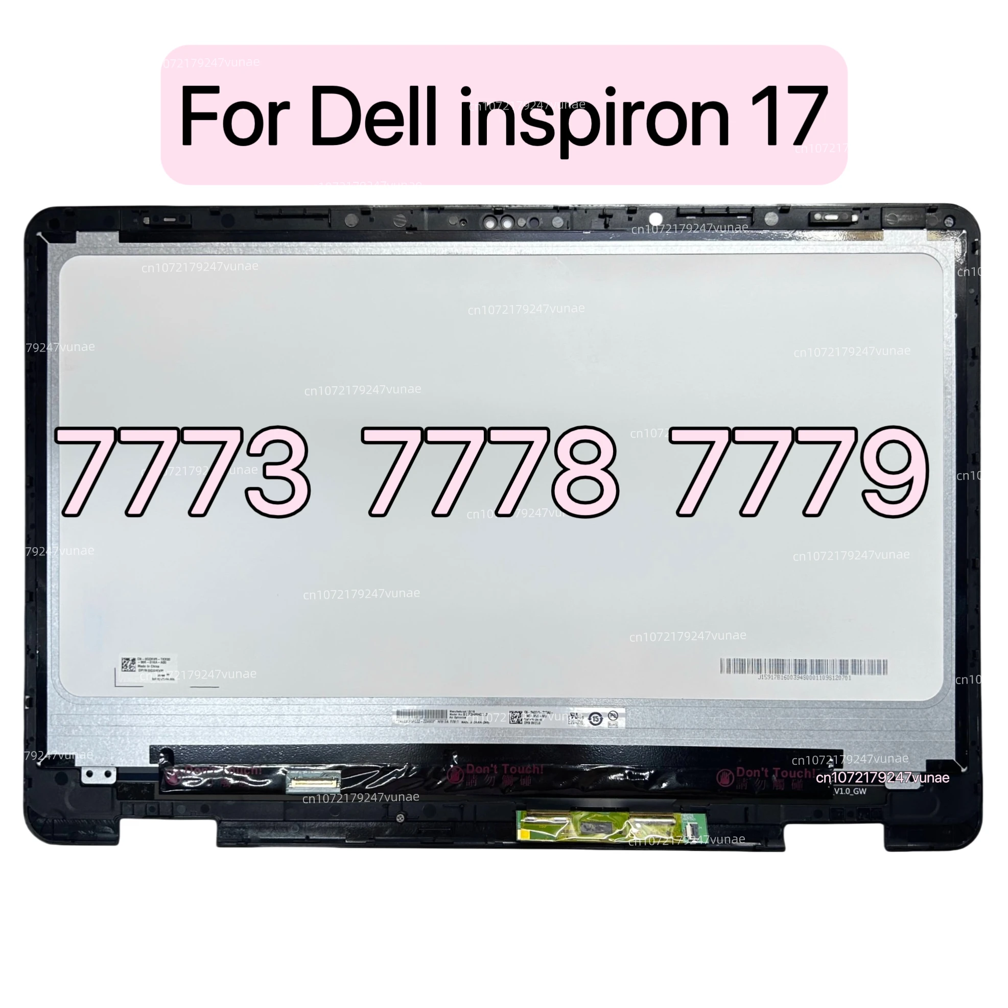 17.3 Inch LCD Replace For Dell inspiron 17 7773 7778 7779 Laptop