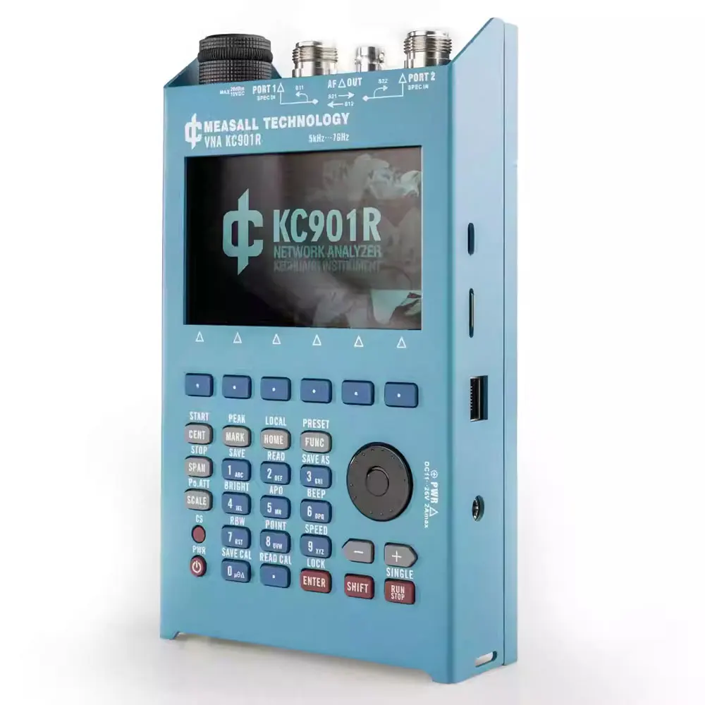 MEASALL KC901R 5KHz-7GHz analyseur de réseau vectoriel VNA analyseur d'antenne 2 ports et générateur de signaux