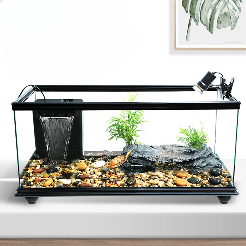 

Ecology Loop Fish Tank Nordic Light Aquatic Pet Supplies Corporation Desktop Fish Tank Landscaping Glass Aquarium Pour Aquarium