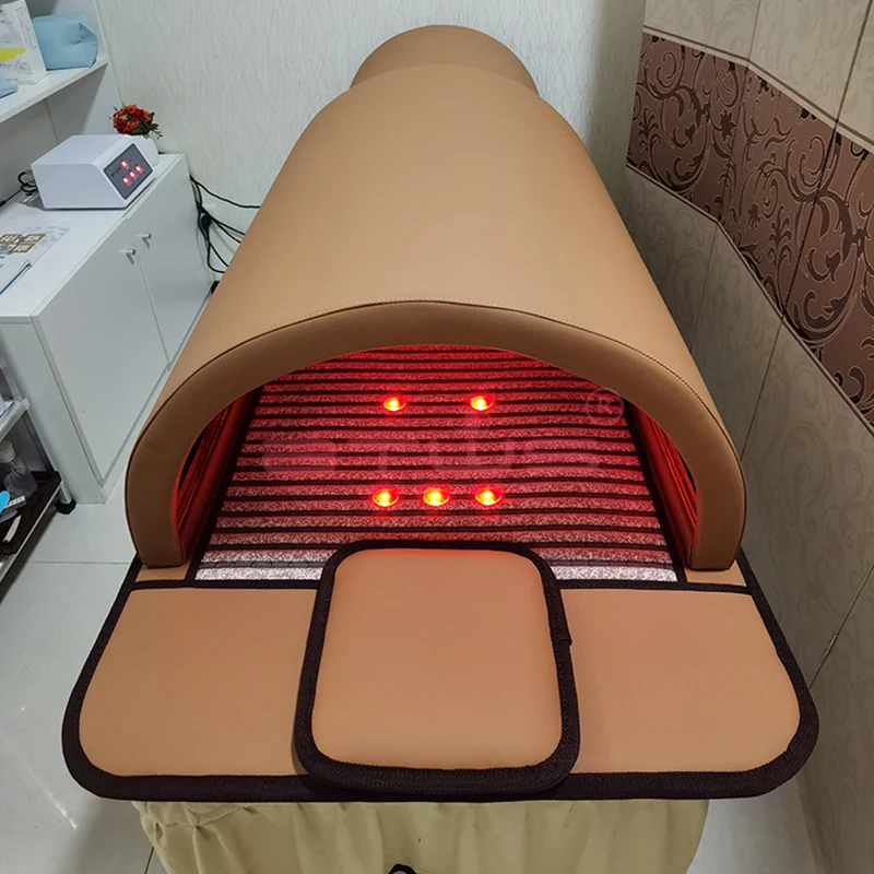 

Far Infrared Sauna Dome Body Slimming Shaping Machine Graphene Heating Detox Weight Loss Infrared Therapy Spa Home Beauty Device