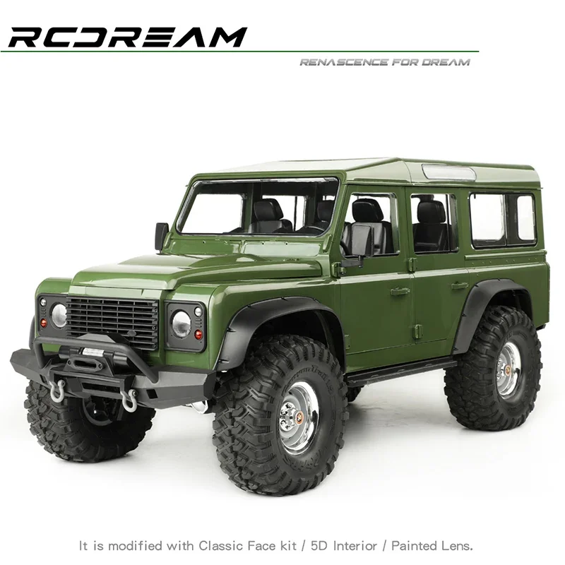 RCDream 313mm Wheelbase Car Shell Interior 5 Door Body for 1/10 RC Crawler Car Traxxas TRX4 Defender Camel Cup RD110 Wago