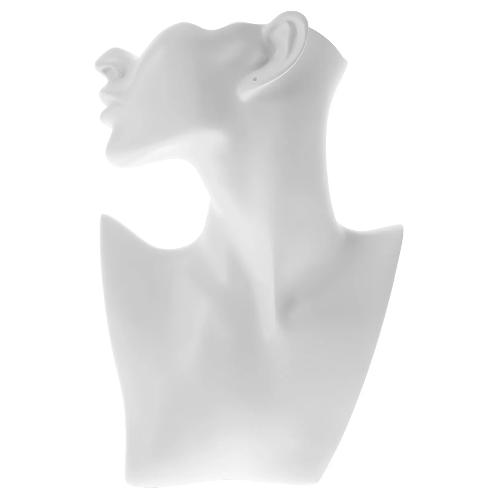 1Pcs Schmuck Display-ständer Mannequin Halter Ohrring Halskette Schaufenster Elegante Harz Material Glatte Oberfläche Stilvolle Home Shop