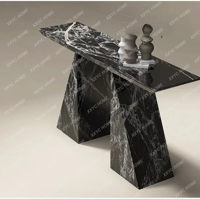 XX  High-end Atmospheric Luxury Stone -style Strip Entry Entrance Platform Light Luxury Modern Natural Marble