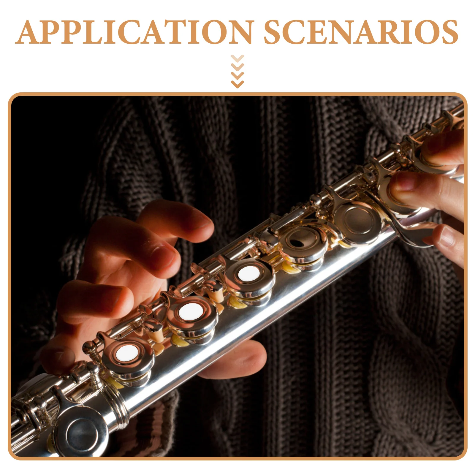 

20pcs Flute Hole Plug Open Silicone Plugs Sound Modification Dampening Repair Key Caps Component Parts for Flutes Tools