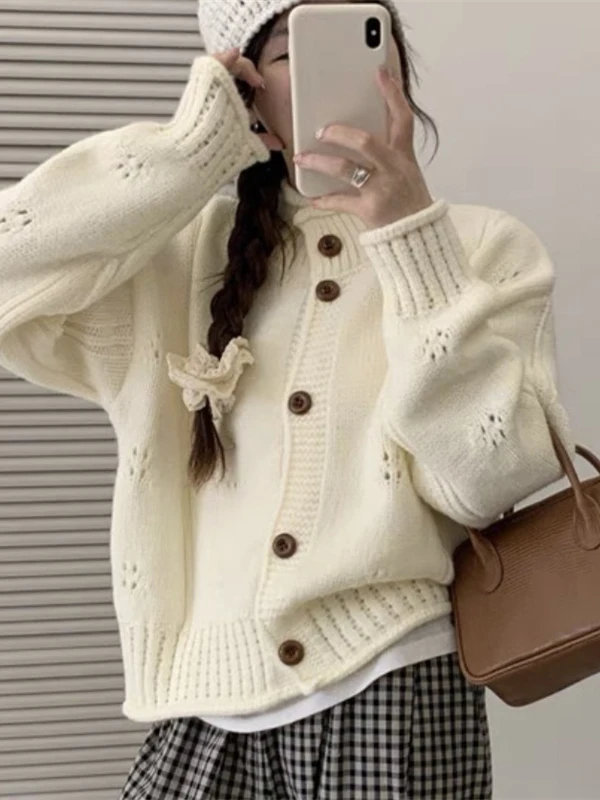 

Женский свободный вязаный свитер с высоким воротником, пальто, осень-зима, новая верхняя одежда, удобная верхняя одежда для поездок на работу