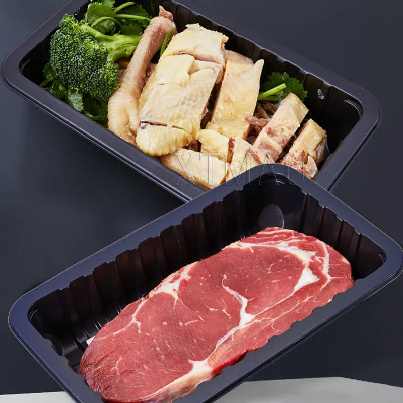 750ML Disposable Fruit Salad Lunch Box Plastic Food Container Stackable Microwave Oven Meal Preparation Lunch Box