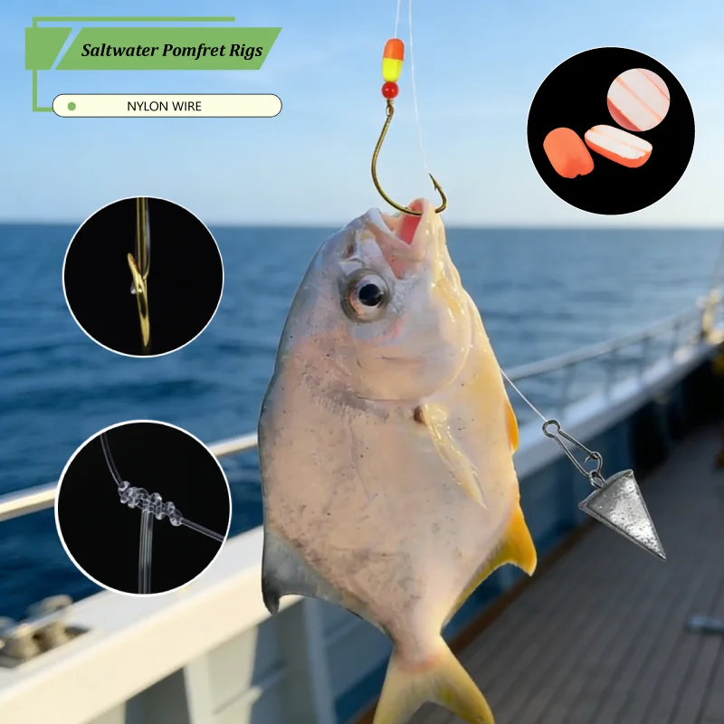 3pcs/6pcs Pompano Surf Fishing - Fishing Hook Circle review and price
