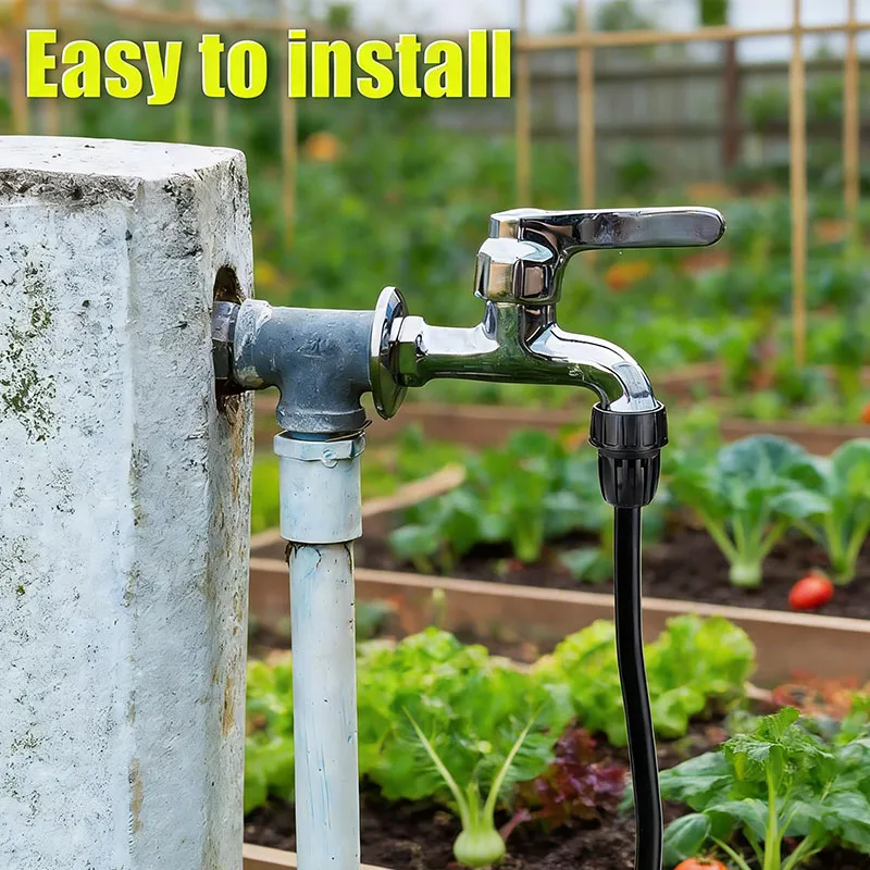 5pcs Drip Irrigation Tubing Faucet Adapter 3/4