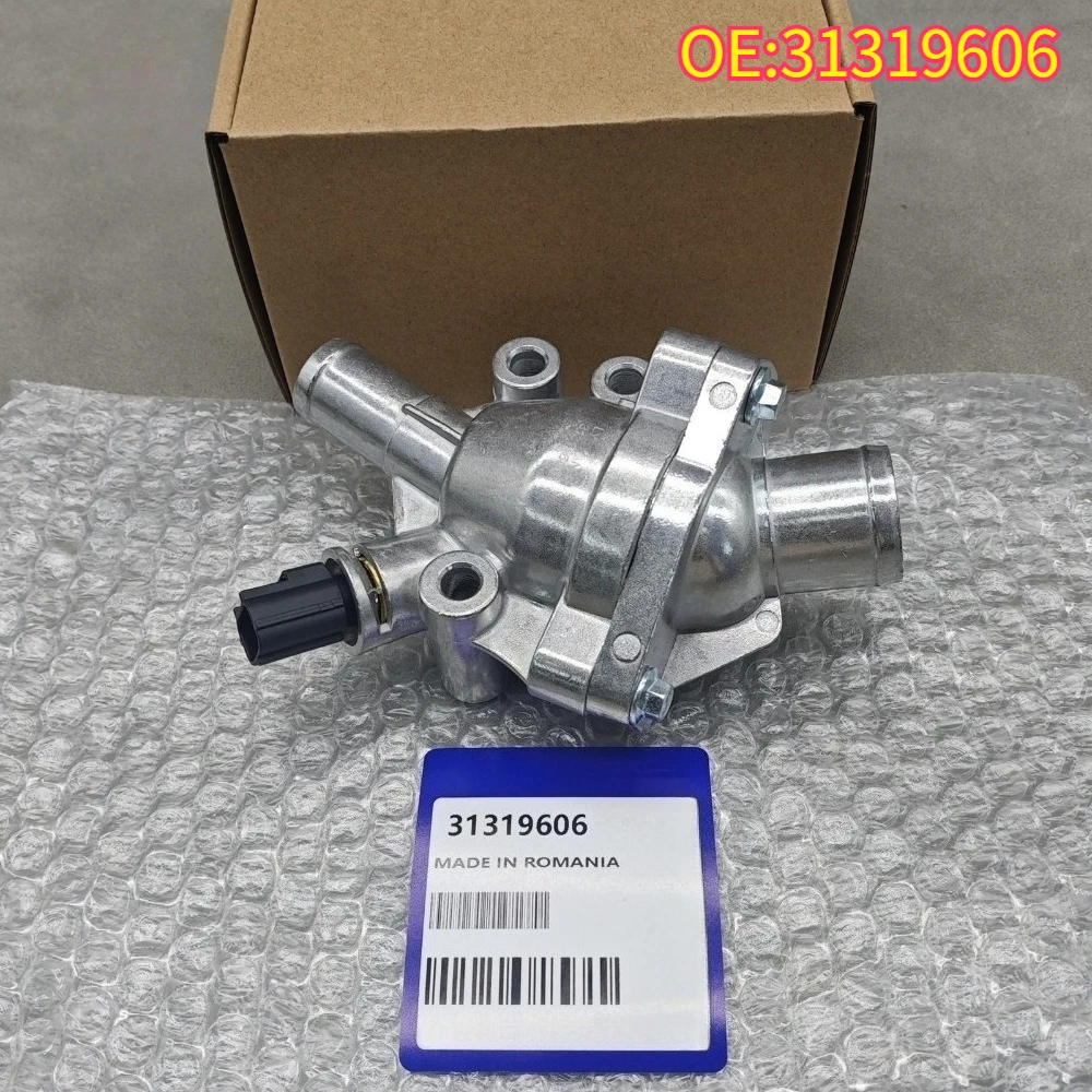 

High quality New For 31319606 Coolant Thermostat Manual Radiator Upper Lower Hose Thermostat For Volvo XC60 S40 S60 S80 C30