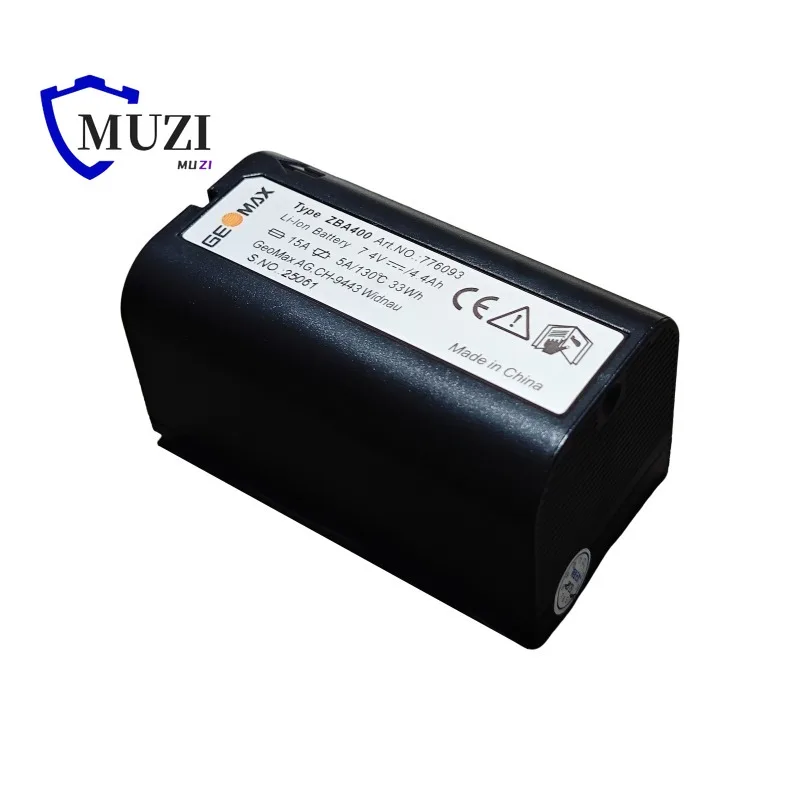 New ZBA400 Battery for GEOMAX ZT20 ZT80 Zenith 50 ZOOM 10 20 30 35 PRO ZOOM 80 Series Total Station 4400mAh 7.4V Power Battery
