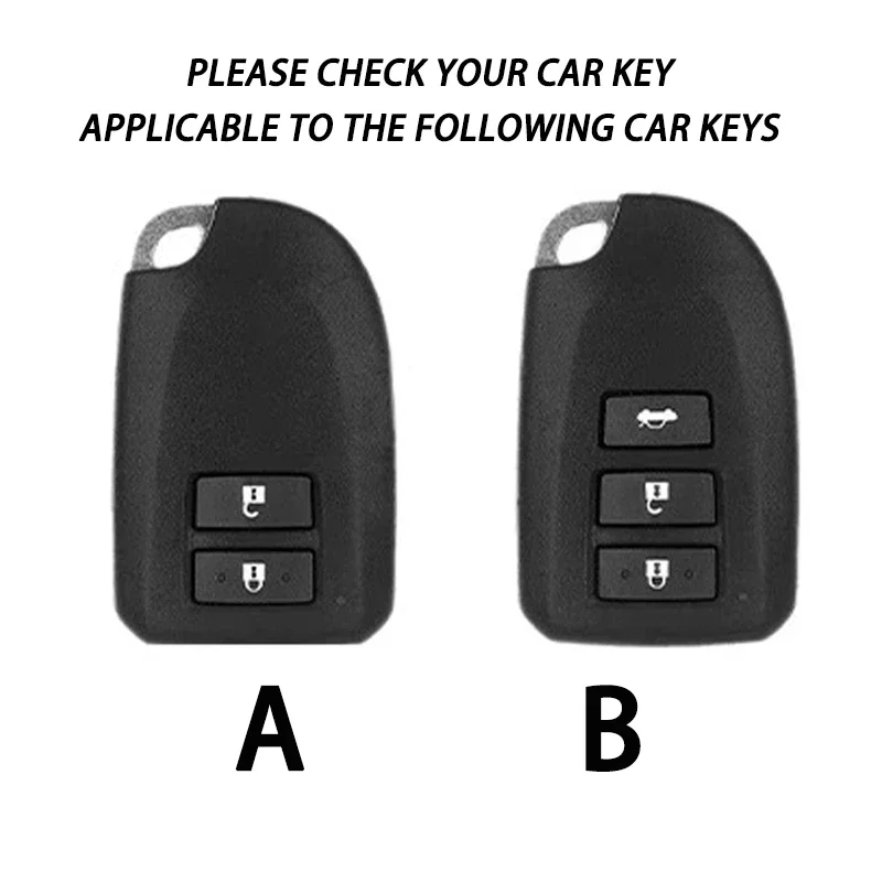 For Toyota Vios Yaris Key Cover Holder Fob Casing Case Sarung Kunci Kereta Premium Protection  car Accessories