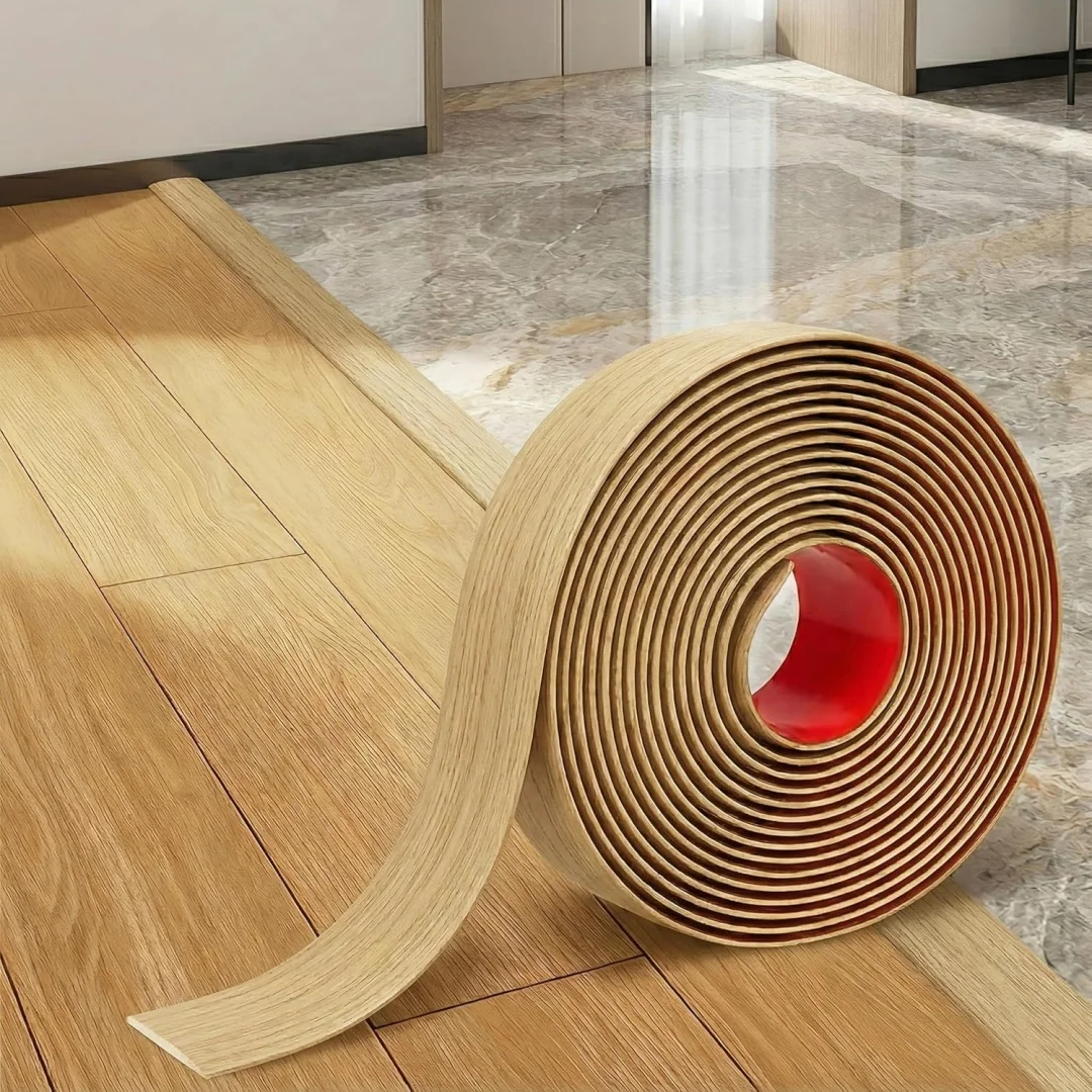 Self Adhesive Floor Transition Strips Pressed Door Threshold Seam Strip Floor Gap Pressed Line Edge Strip