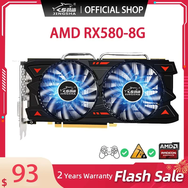 JINGSHA RX 580 8GB – Najlepsza karta graficzna do eksploatacji kryptowalut w 2025 roku?