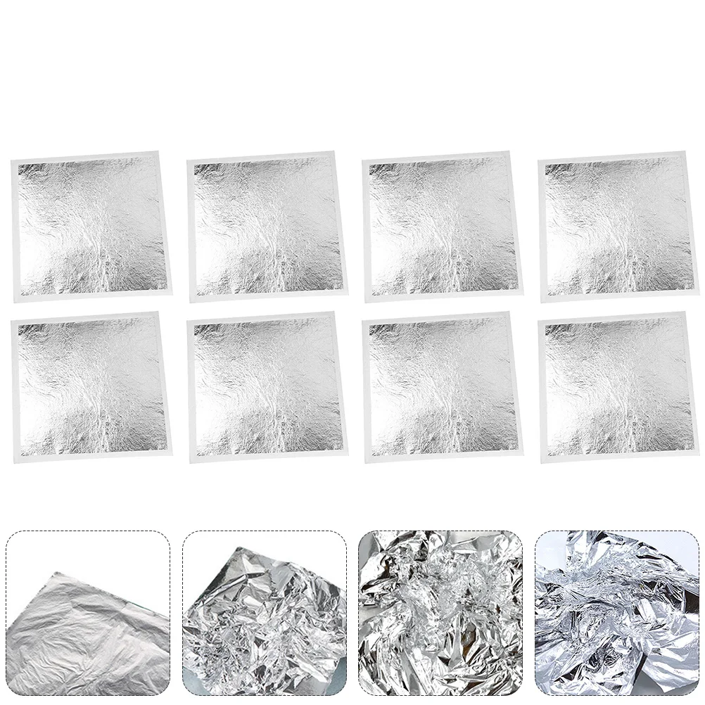 

200 Pcs Foil Craft Leaves for Decorations Durable Art Crafts Gilding Art Crafts Foil Furniture Decoration Safe Use