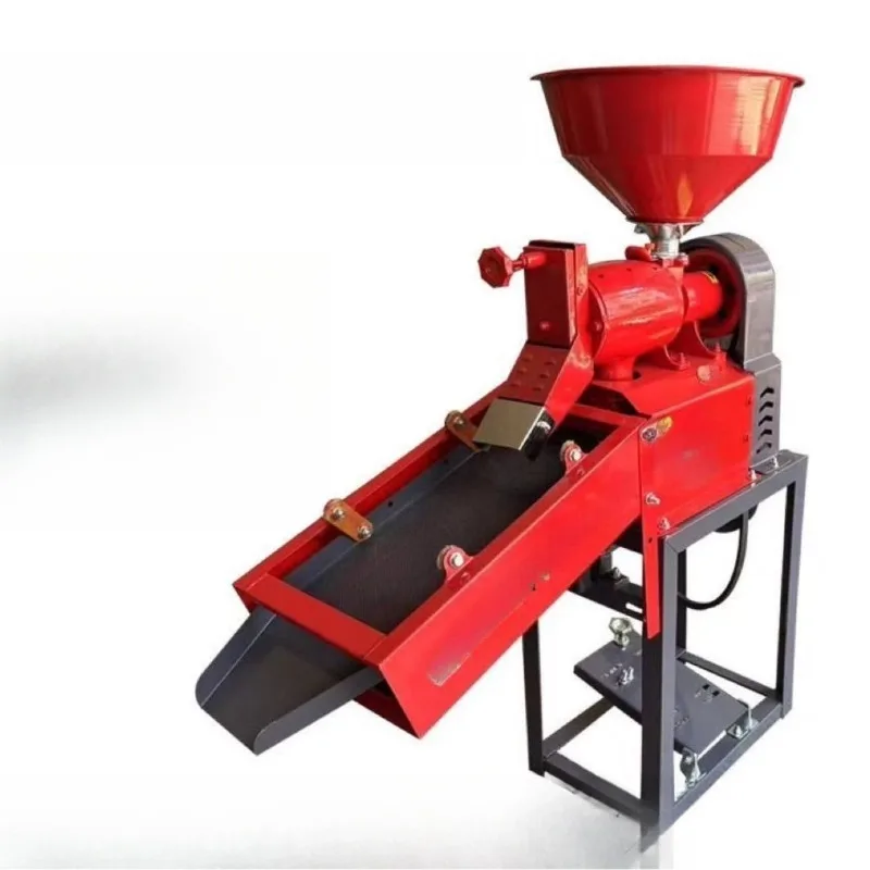 Home 220V rice milling machine, hulling and dehusking for rice, corn, wheat, and wheat