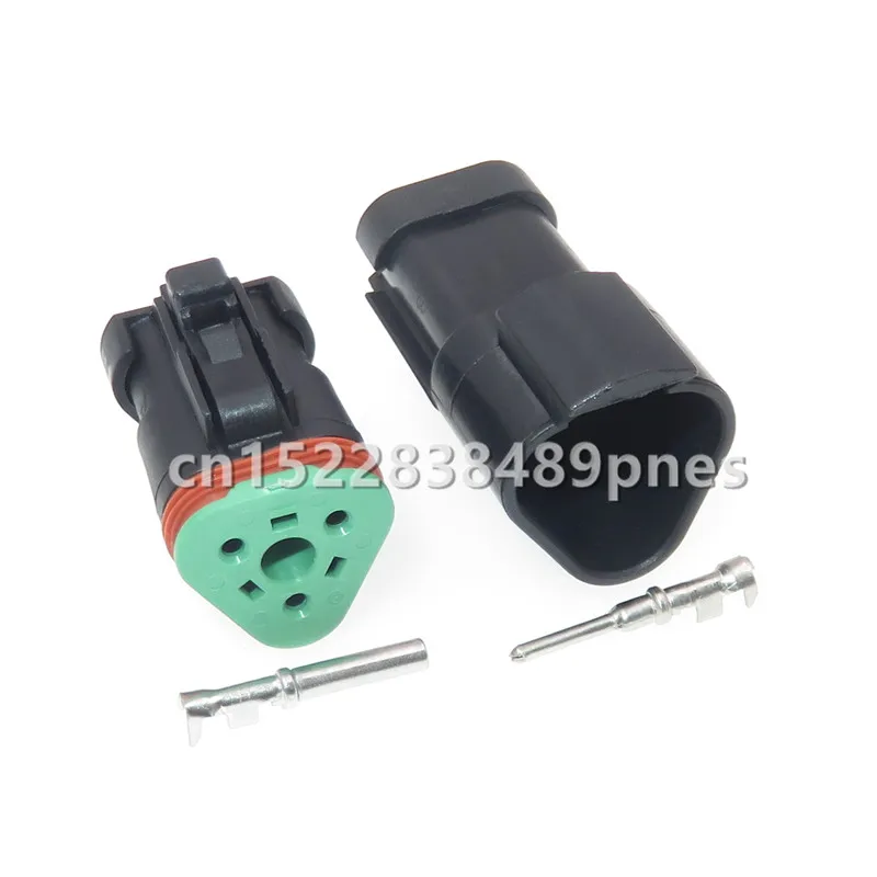 3 Pole Auto Wiring Socket DT Series DT04-3P-E005 DT06-3S-E005 For Deutsch Automobile Connector