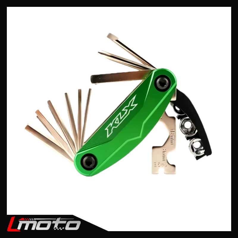 

For KAWASAKI KLX250 KLX450 KLX 250 230 110 150 140 125 450R 300R 65 Accessories Motorcycle Portable Tool Repair Screwdriver Set