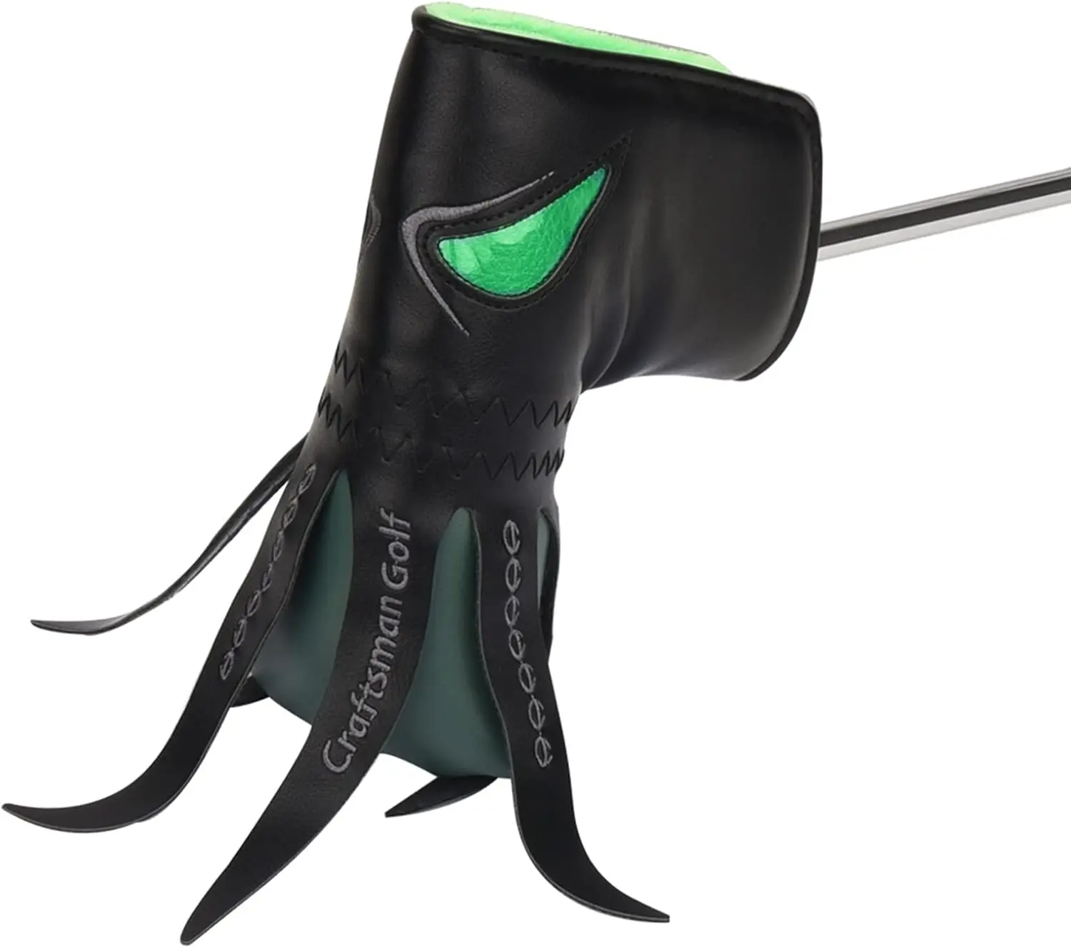 

Golf Putter Cover Magnet Magnetic Closure Premium Leather Blade Putter Headcover Funny Octopus with Tail Design Golf Club Covers