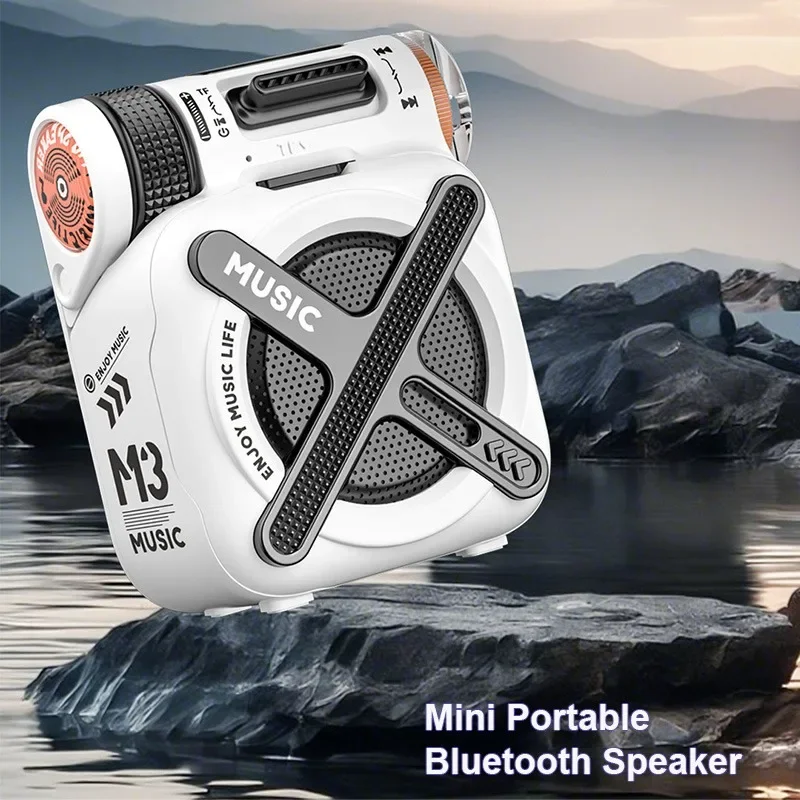 

M3 Mini Bluetooth Speaker Outdoor Portable Subwoofer HIFI Stereo Support U Disk TF Card Insert Playback Desktop Sound Box