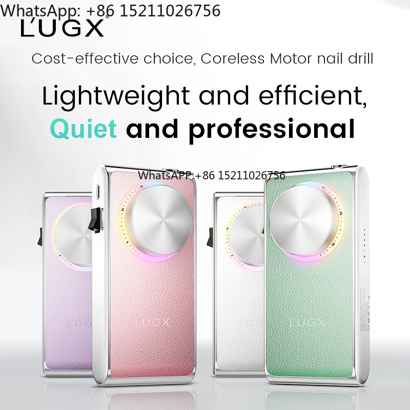 Nail Supplier Professional Factory Ultra Smooth Cordless High Power Portable E File Coreless Nail Drill Machine for Salon