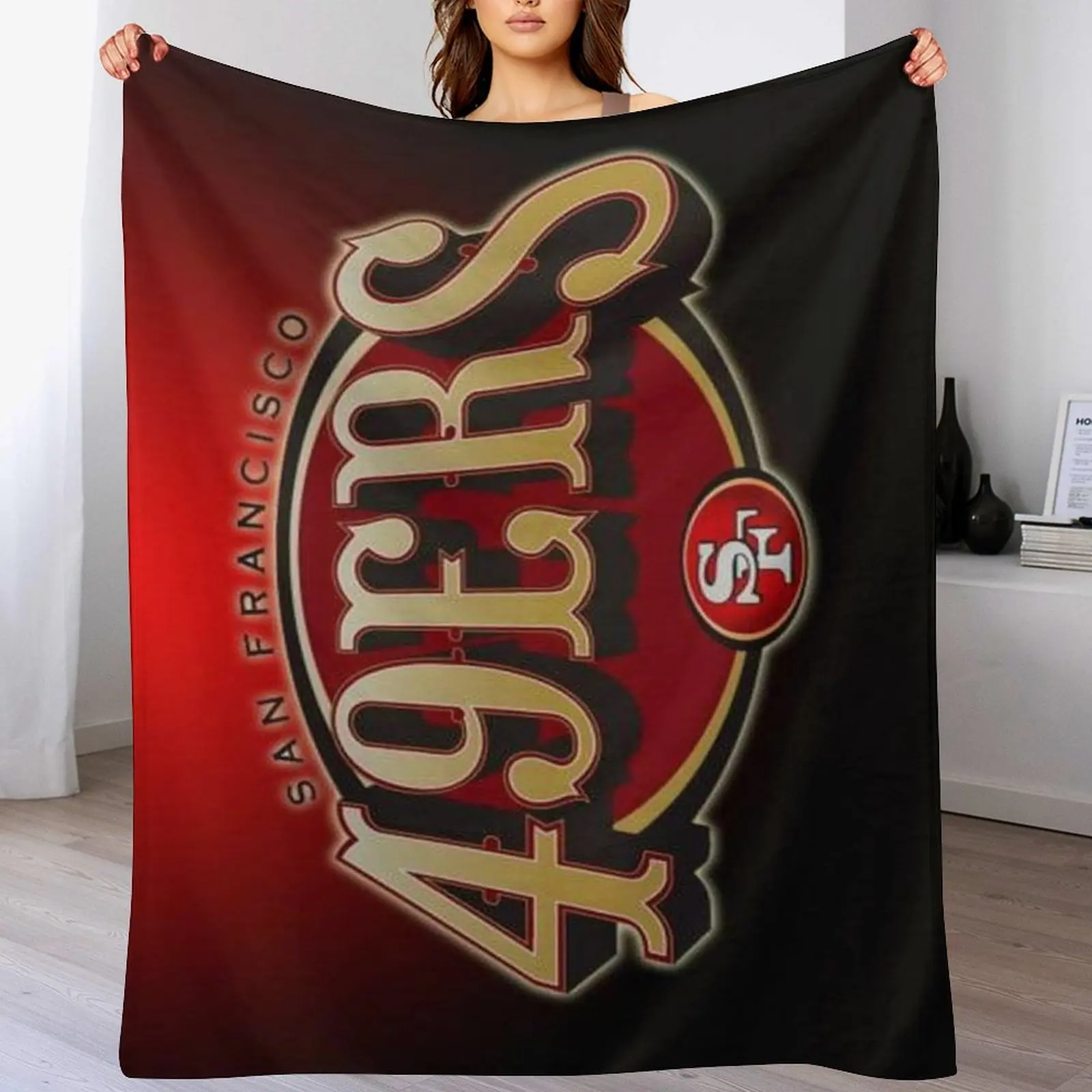 2023 America Football Club Custom Design Blanket Embossed Rashel With High Quality