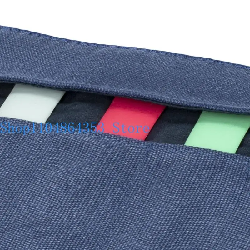 

652F большой емкости складной держатель ремешка для часов портативный хлопковый парусиновый чехол для хранения ремешков для