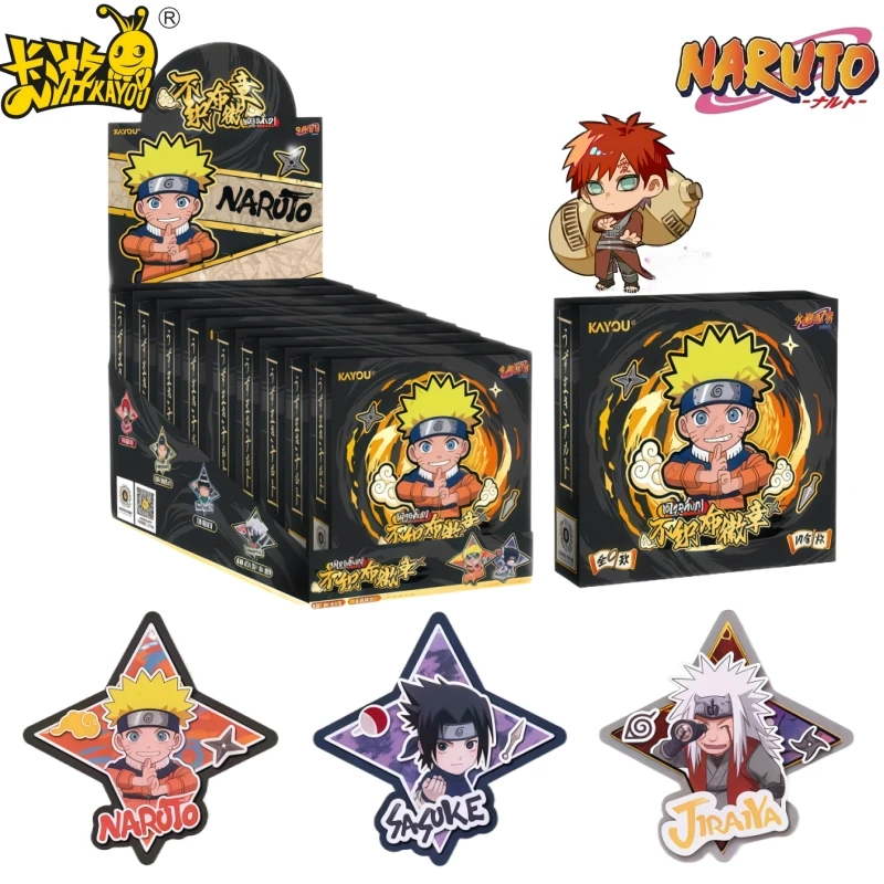 

KAYOU новая серия NARUTO нетканый значок карта Узумаки Наруто Учиха Саске Джирайя Гаара коллекция игрушек праздничные подарки