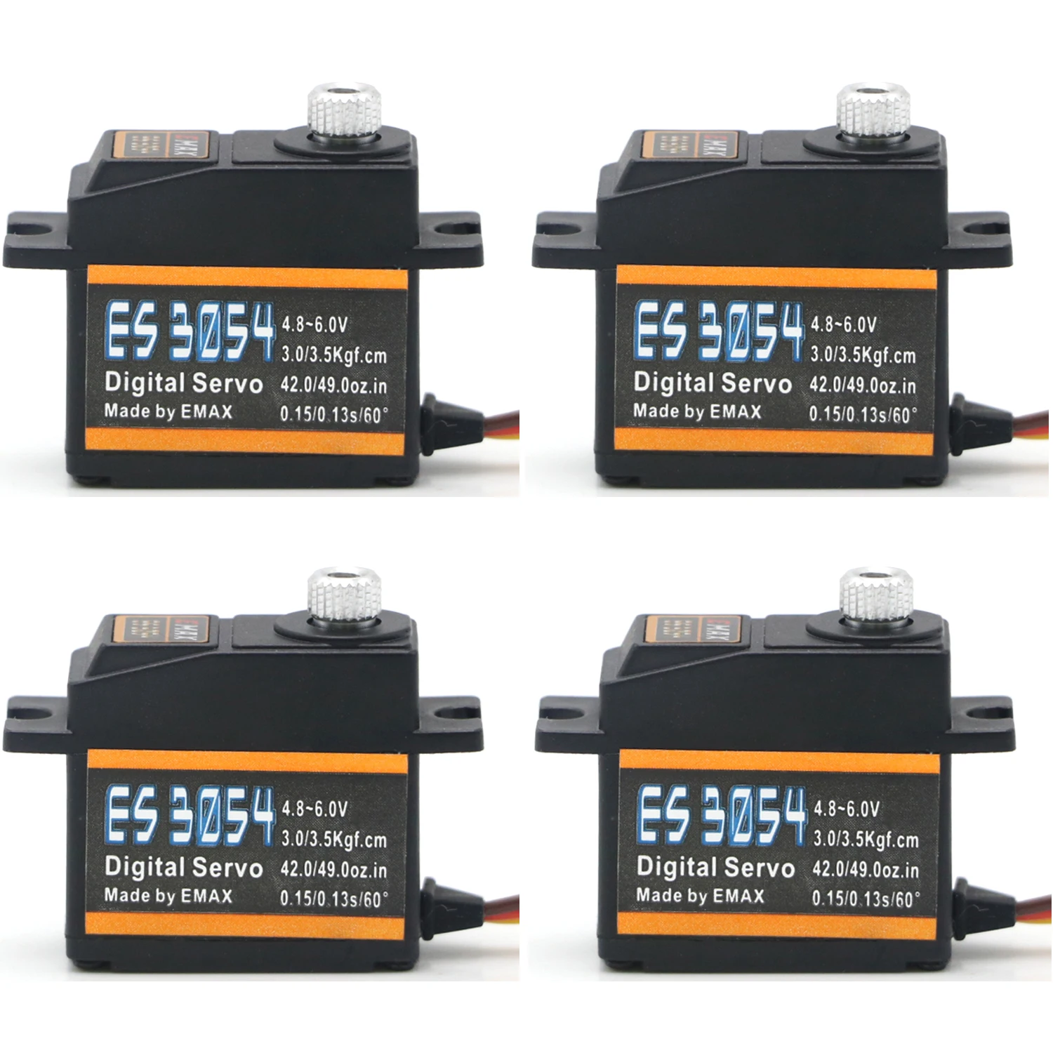 EMAX ES3054 4.8-6.0V 3.5 كجم 0.13sec 23T ميتال جير أجهزة رقمية لسيارة RC ثابتة الجناح طائرة هليكوبتر ملحق