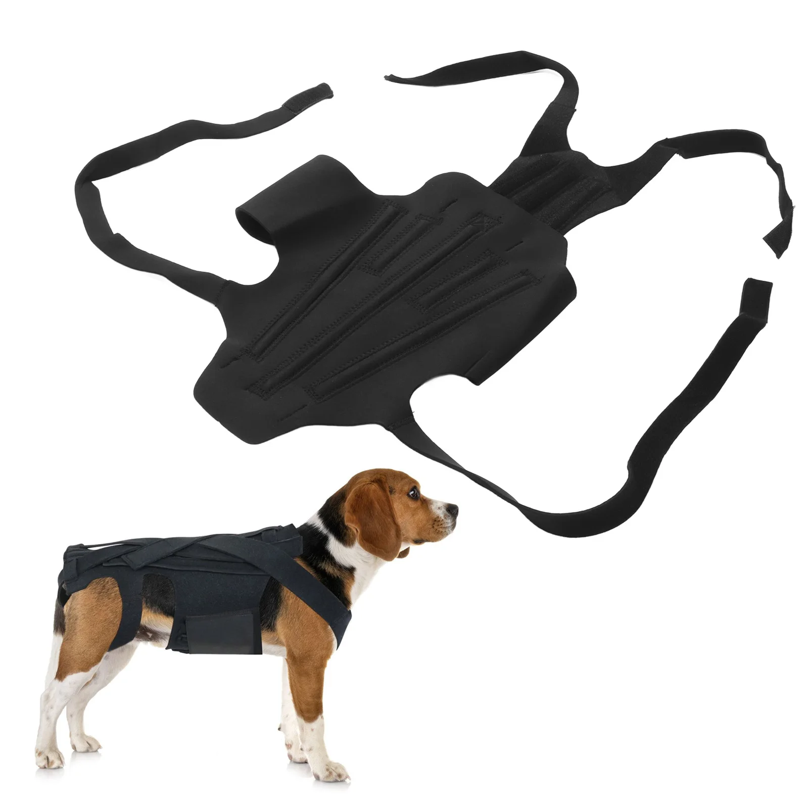 Dog Lift Harness Full Body Support Recovery Sling Adjustable Breathable Pet Rehabilitation Lifts Vest For Injured Dogs