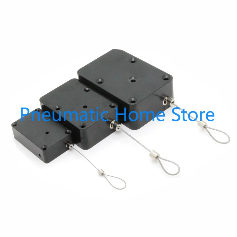 1PCS Coiled Take-Up Box Automatic Retractable Retractor Tool Suspension Lifting Take-Up Cord Stoppable Self-Locking Bit Reel