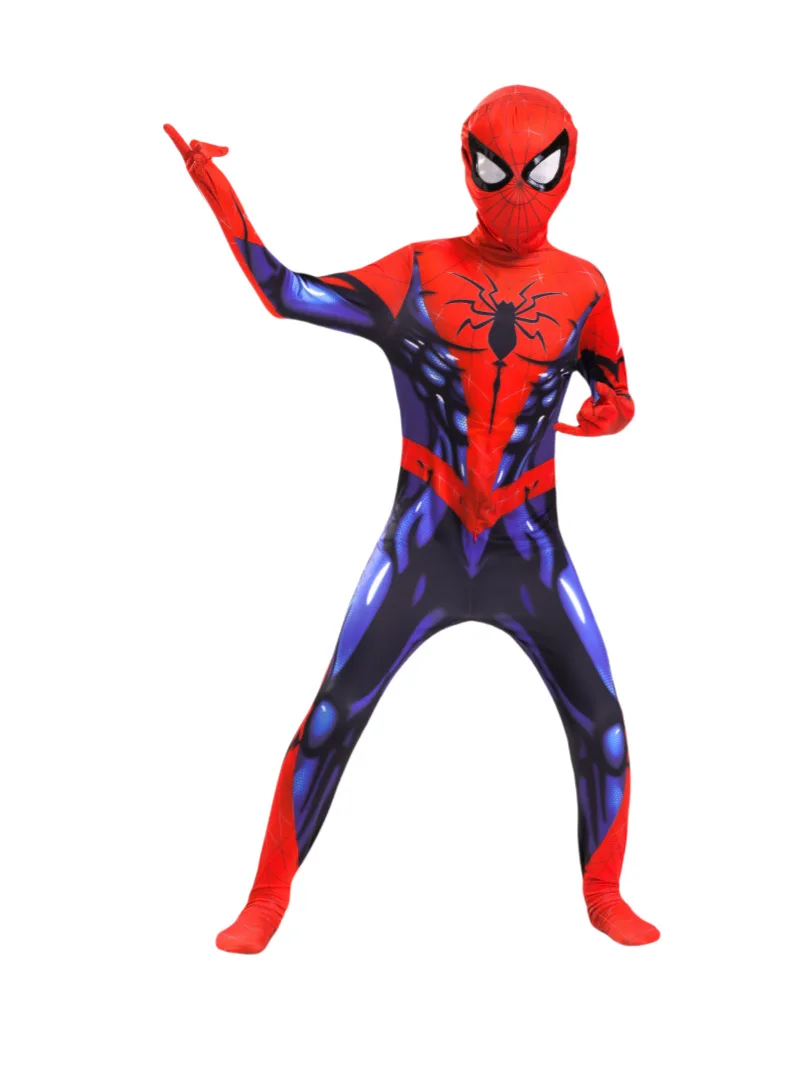 Miles Morales Spider Theme Full Zentai Cosplay Suit Outfit Halloween Party Costume Collectible Holiday Gift For Cos Fans