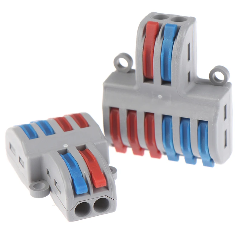 

SPL-2-3-4 Wire Connector Multi-functional Soft And Hard Universal Quick Coupler Spring Rod Terminal Block Wire Connector PCT-222