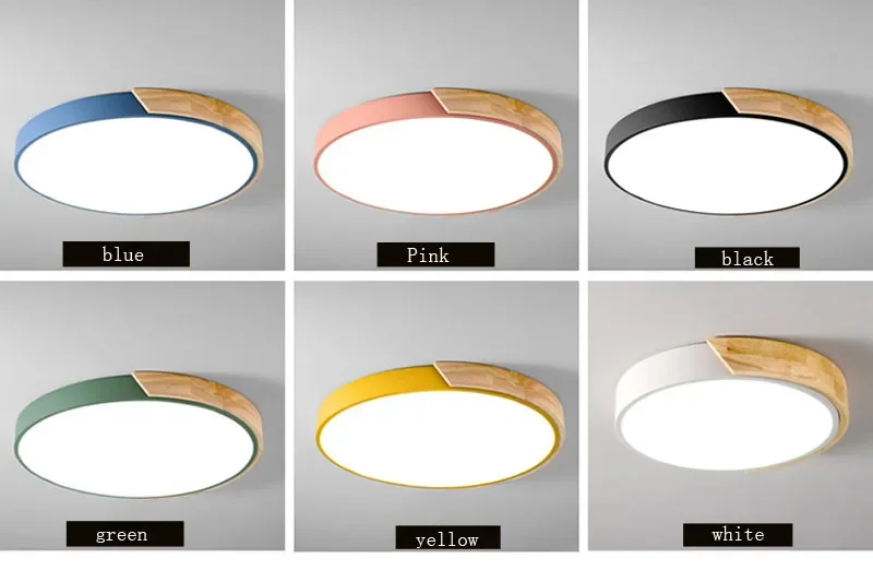Ultra-thin Round LED Ceiling Light Bedroom Light Neutral White Cool White Warm White 36W 27W 18W LED Ceiling Light