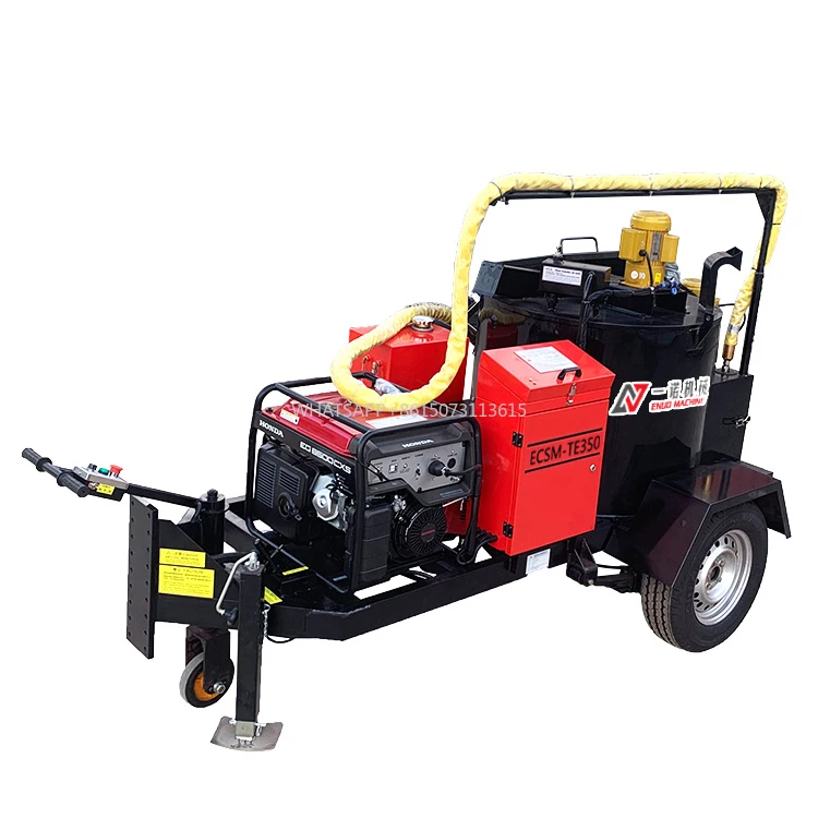 

350L Blacktop Driveway Crack Filler Machine with Pump and Engine Asphalt Crack Sealer Machine